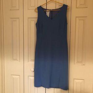 Light blue sheath dress